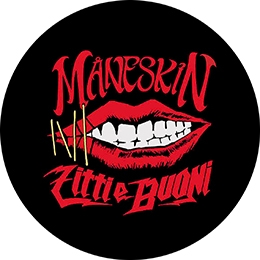 Podložka pod myš MANESKIN - Zitti e Buoni - okrúhla