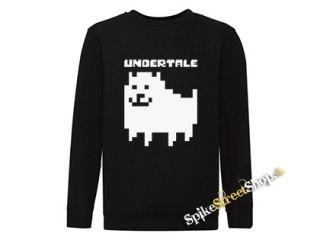 UNDERTALE - Annoying Dog - čierna detská mikina bez kapuce