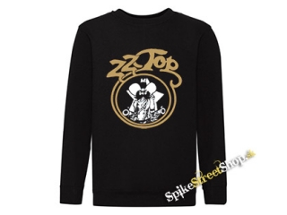 ZZTOP - Gold Man - čierna detská mikina bez kapuce
