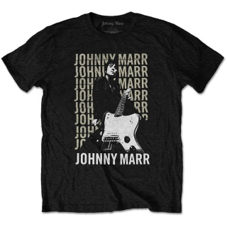 JOHNNY MARR - Guitar Photo - čierne pánske tričko