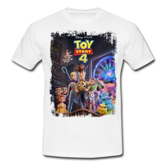 TOY STORY - Príbeh hračiek 4 - biele pánske tričko