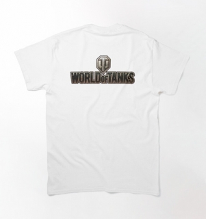 WORLD OF TANKS - Logo - biele pánske tričko