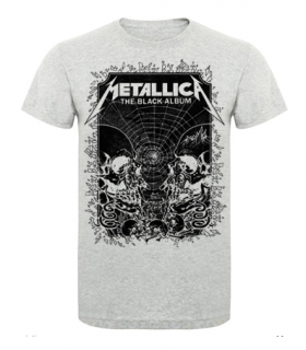 METALLICA - The Black Album Poster Kids - šedé detské tričko
