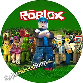 ROBLOX - Green Motive Skins - okrúhla podložka pod pohár