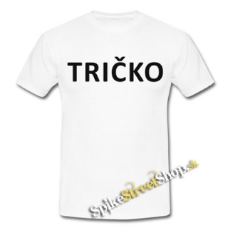TRIČKO - biele pánske tričko