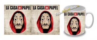 Hrnček PAPIEROVÝ DOM - LA CASA DE PAPEL - Logo & Mask