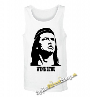 WINNETOU - Mens Vest Tank Top - biele