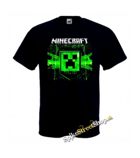 MINECRAFT - Gun - čierne pánske tričko