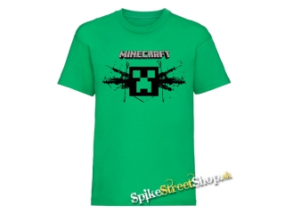 MINECRAFT - Gun - zelené detské tričko
