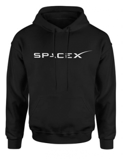 SpaceX - čierna pánska mikina