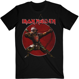 IRON MAIDEN - Senjutsu Eddie Archer Red Circle - čierne pánske tričko