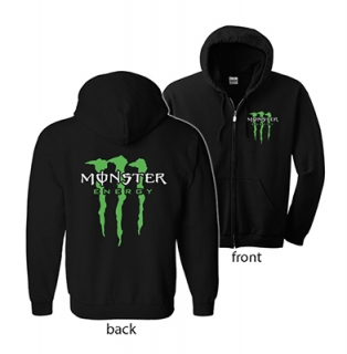 MONSTER - Energy Logo Crest - mikina na zips