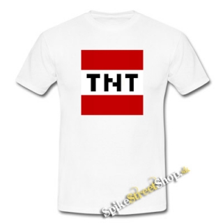 MINECRAFT - TNT - biele detské tričko