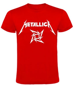 METALLICA - Ninja Logo - červené detské tričko