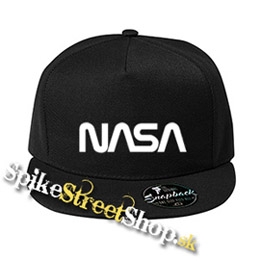 NASA - Logo - čierna šiltovka model "Snapback"