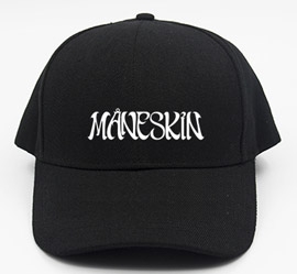 MANESKIN - Logo 2021 - čierna šiltovka (-30%=AKCIA)
