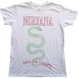 NIRVANA - Serve The Servants - biele pánske tričko