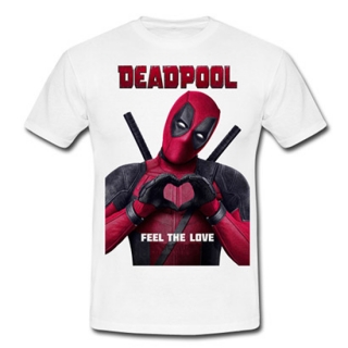 DEADPOOL - Feel The Love - biele detské tričko