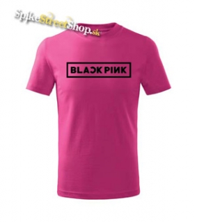BLACKPINK - Logo - ružové detské tričko