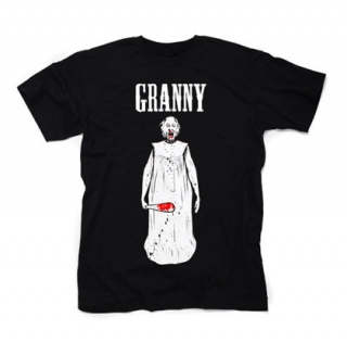 GRANNY HORROR VILLAGE - Logo & Portrait - pánske tričko