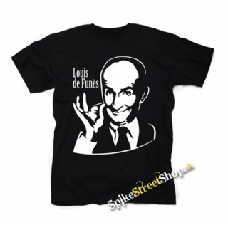 LOUIS DE FUNÉS - čierne detské tričko