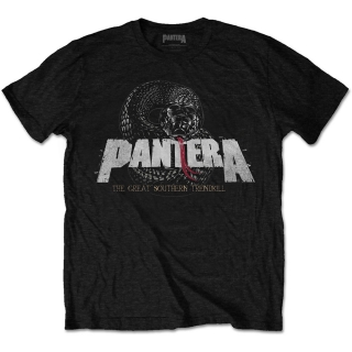 PANTERA - Snake Logo - čierne pánske tričko