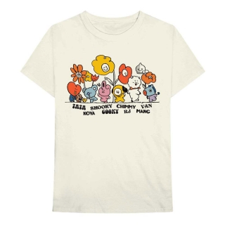 BT21 - Hippie Flowerss - pieskové pánske tričko