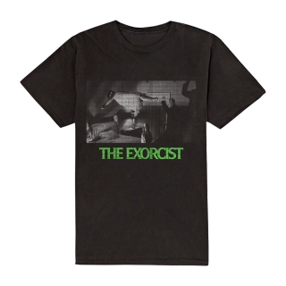 WARNER BROS - Exorcist Graphic Logo - čierne pánske tričko