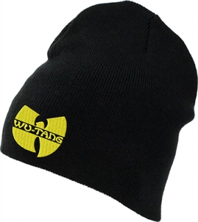 Čierna zimná čiapka WU-TANG CLAN - Yellow Logo