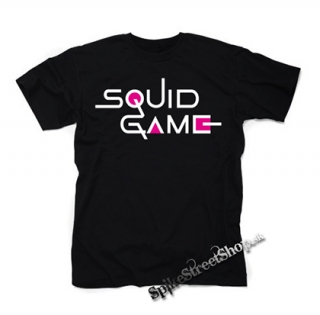 SQUID GAME - Logo Colour Pink - pánske tričko