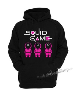 SQUID GAME - Logo & Characters - čierna detská mikina