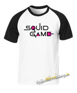 SQUID GAME - Logo Colour Black - dvojfarebné pánske tričko