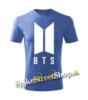 BTS - BANGTAN BOYS - Logo - modré detské tričko