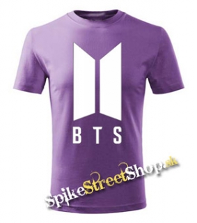 BTS - BANGTAN BOYS - Logo - fialové detské tričko