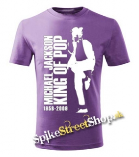 MICHAEL JACKSON - King Of Pop - fialové pánske tričko