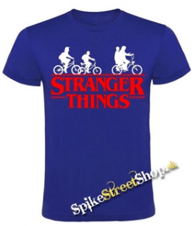 STRANGER THINGS - Bicycle Gang - kráľovsky-modré detské tričko