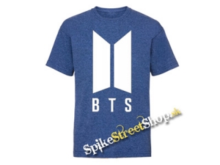 BTS - BANGTAN BOYS - Logo - modré detské tričko