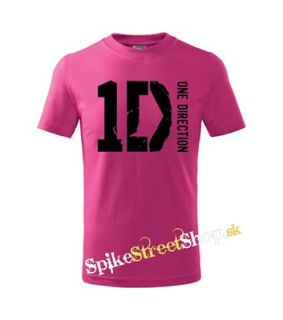 ONE DIRECTION - Logo - ružové pánske tričko