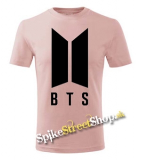 BTS - BANGTAN BOYS - Logo - staroružové detské tričko