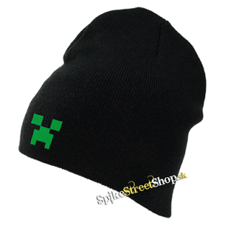 Čierna zimná čiapka MINECRAFT - Creeper Beanie