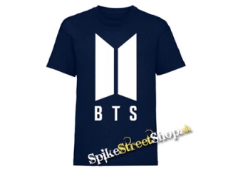 BTS - BANGTAN BOYS - Logo - námornícke modré detské tričko