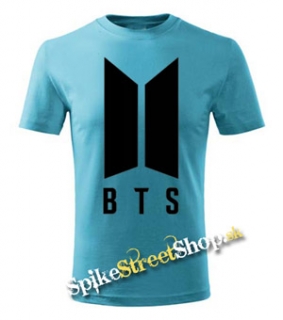 BTS - BANGTAN BOYS - Logo - tyrkysové detské tričko