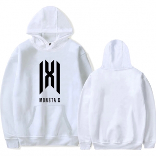 MONSTA X - Logo - biela pánska mikina