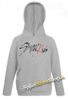 STRAY KIDS - Logo - šedá pánska mikina