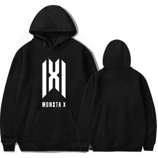 MONSTA X - Logo - čierna pánska mikina