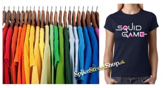 SQUID GAME - Logo Colour Pink - farebné dámske tričko