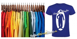CHARLIE CHAPLIN - Portrait Motive 1 - farebné detské tričko