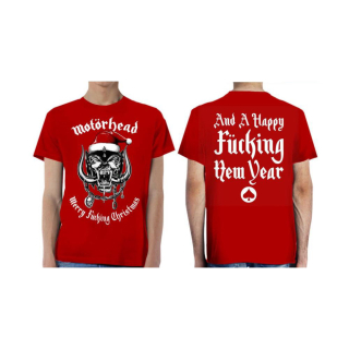 MOTORHEAD - Christmas 2017 - červené pánske tričko
