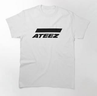 ATEEZ - Logo Black - biele detské tričko