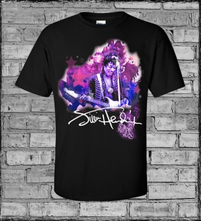JIMI HENDRIX - Purple Haze - čierne pánske tričko